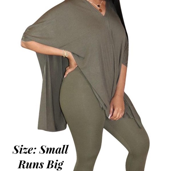 Stylish Oversized Top 2pc Set - Picture 1 of 5